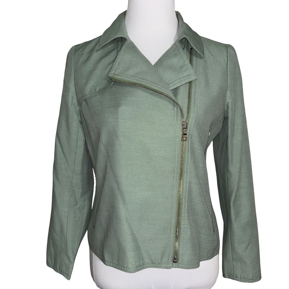 Ann Taylor Sage Green Utility Jacket
